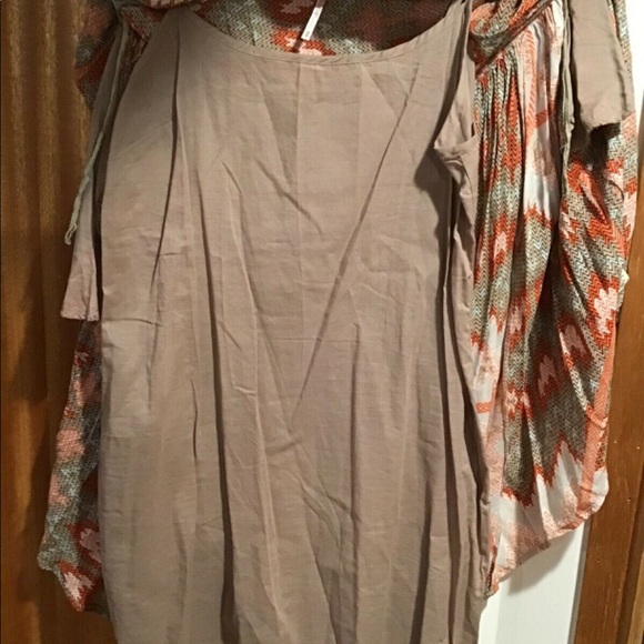 NWT Free people rayon gorgeous float mini dress tunic top M cotton slip - Picture 6 of 11